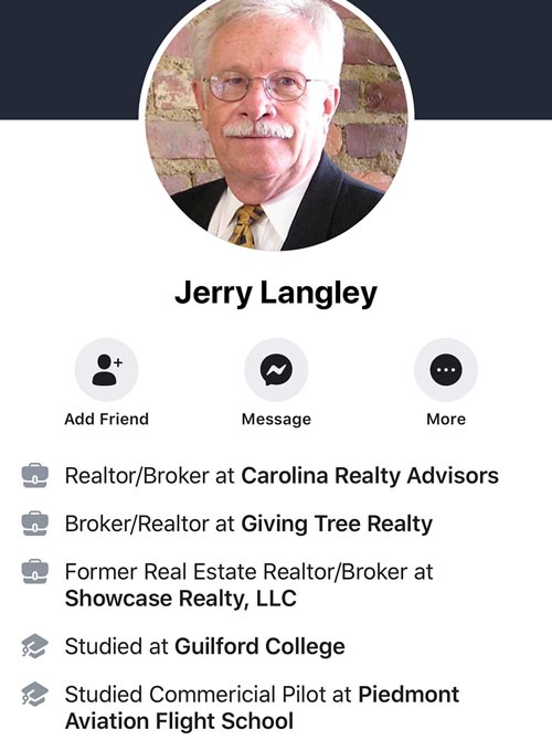 Jerry Langley - Facebook Profile