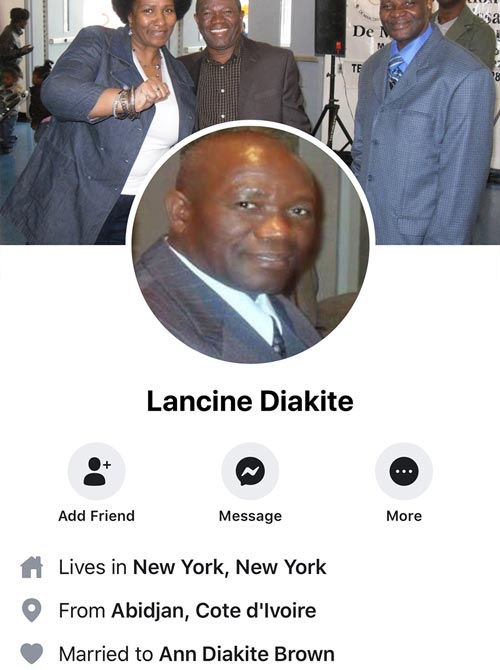Lancine Diakite - Facebook Profile