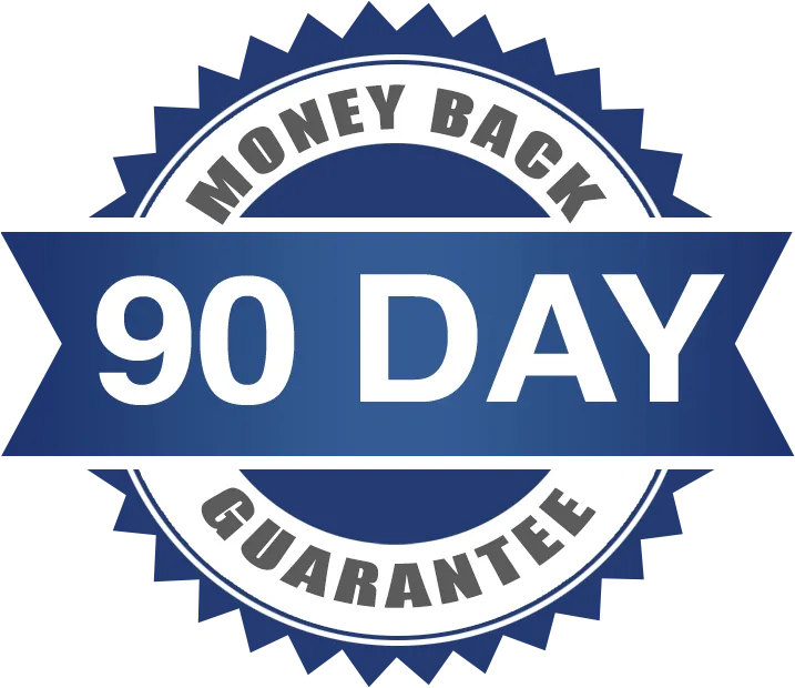 90 day money-back guarantee