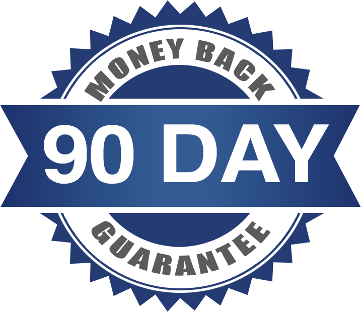 90 day money-back guarantee