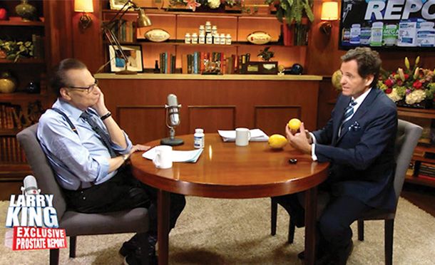 Fred Buckley, CEO of ProstaGenix sits down on set with Larry King to discuss the prostate sensation ProstaGenix