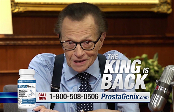 Larry King Finds The Solution To Prostate Problems After 27 Years - French Pill ProstaGenix