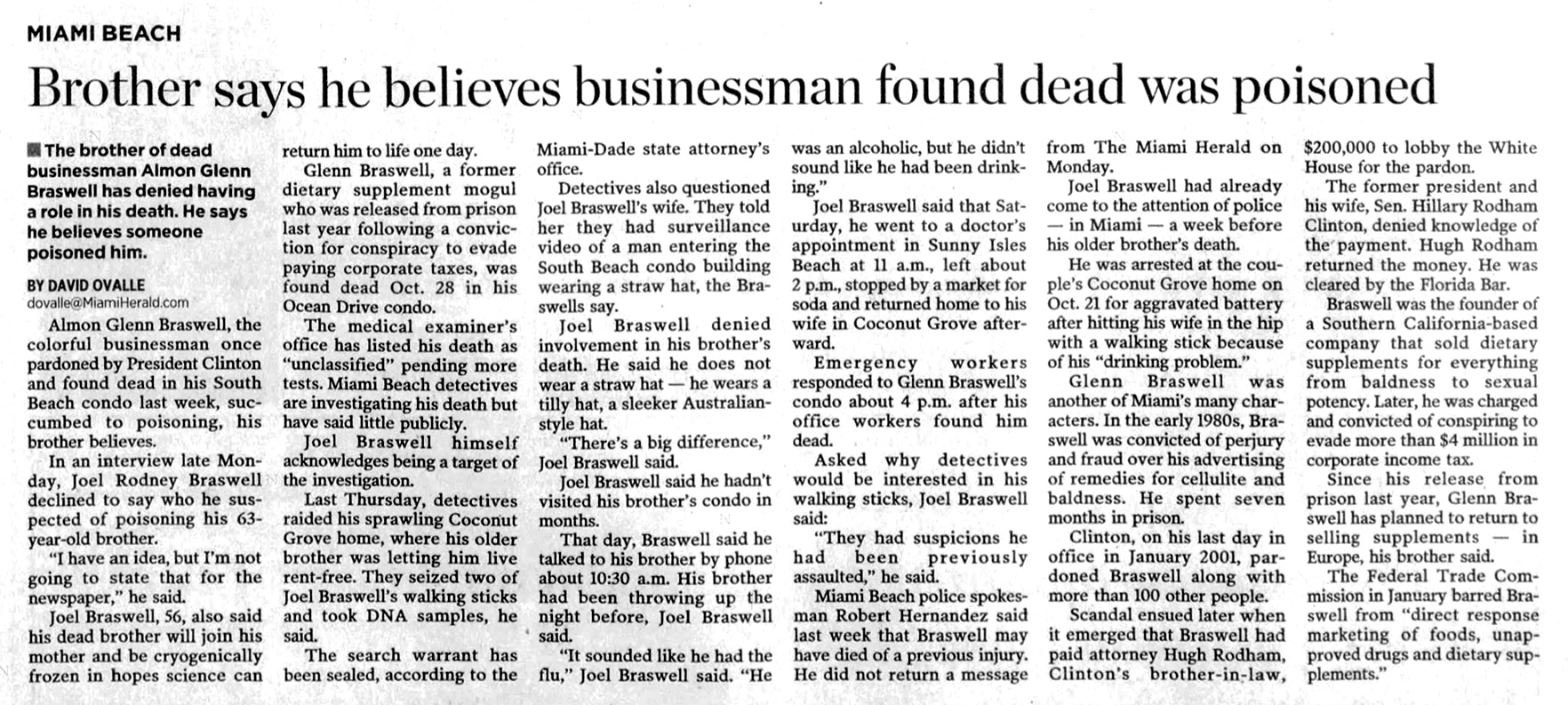 The Miami Herald extract