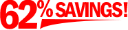 62$ Savings